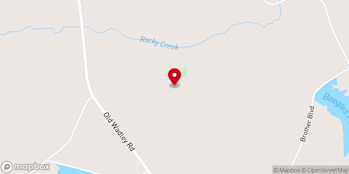Map showing location of Lambs Chapel Methodist Church