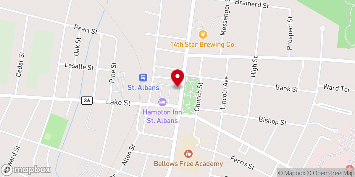 Map showing location of Sweethearts and Heroes