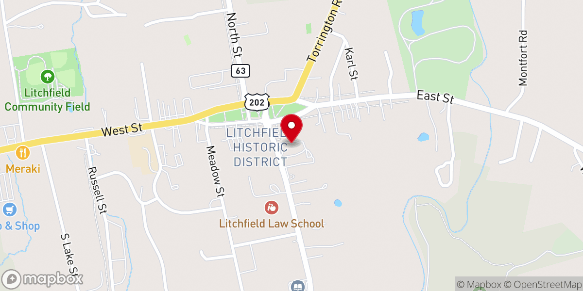 Map showing location of St. Michael's Church