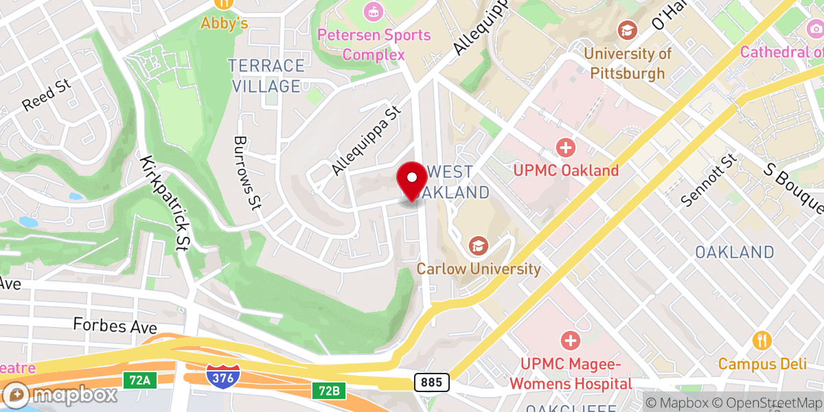 Map showing location of Friendship Community Church