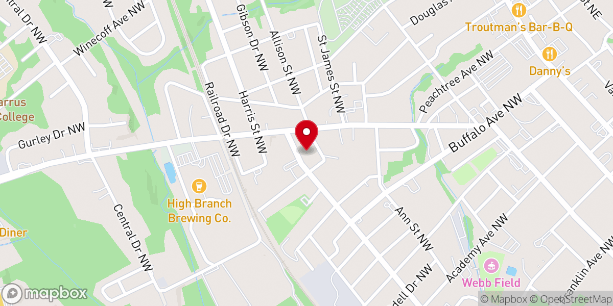 Map showing location of Deeper Life Bible Church