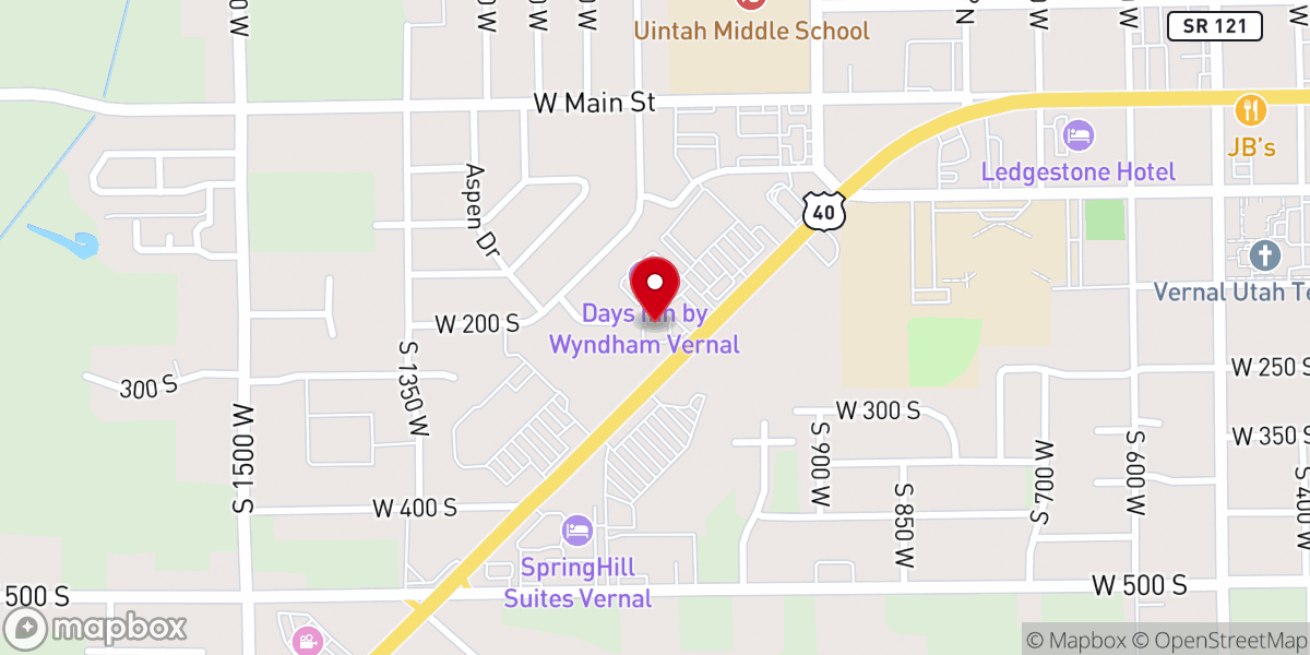 Map showing location of Deseret Industries Thrift Store & Donation Center
