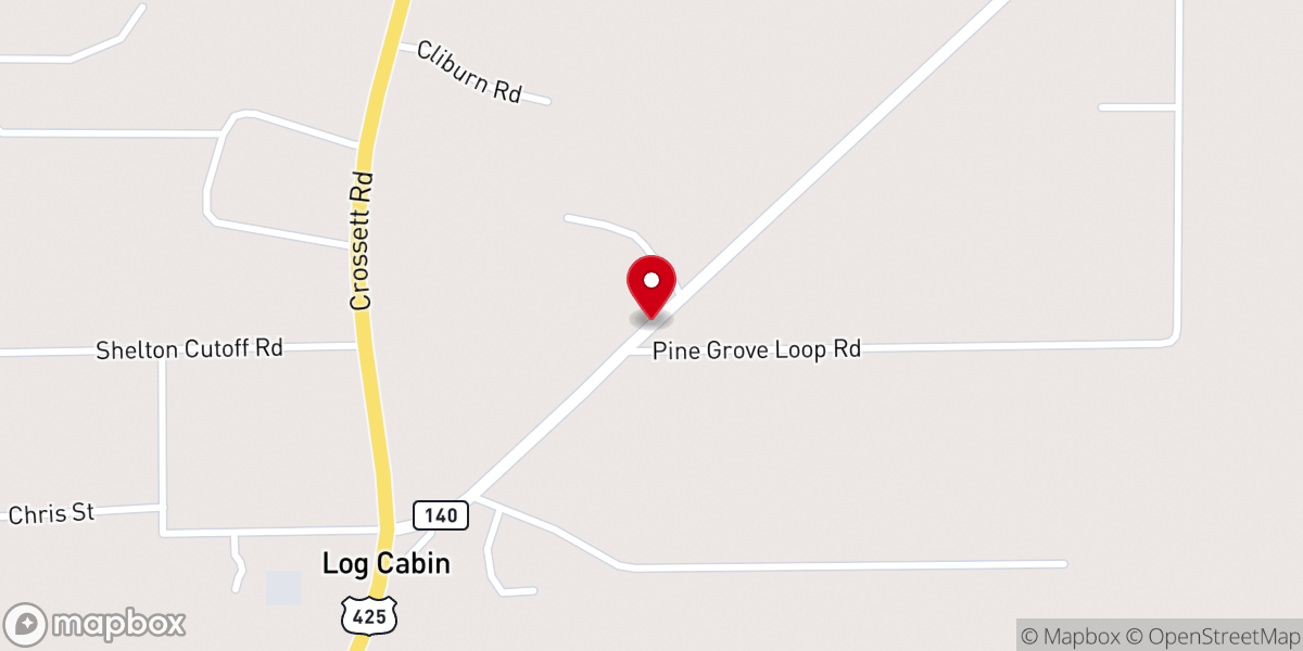 Map showing location of Bonita Road Assembly of God