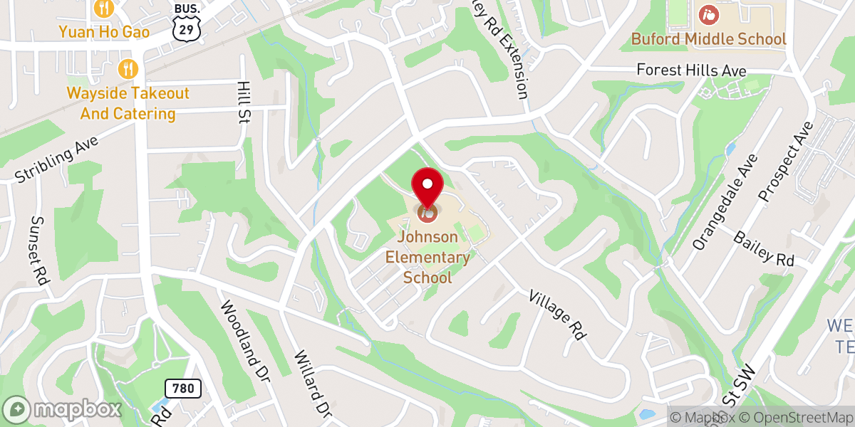 Map showing location of Charlottesville Vineyard Christian Church