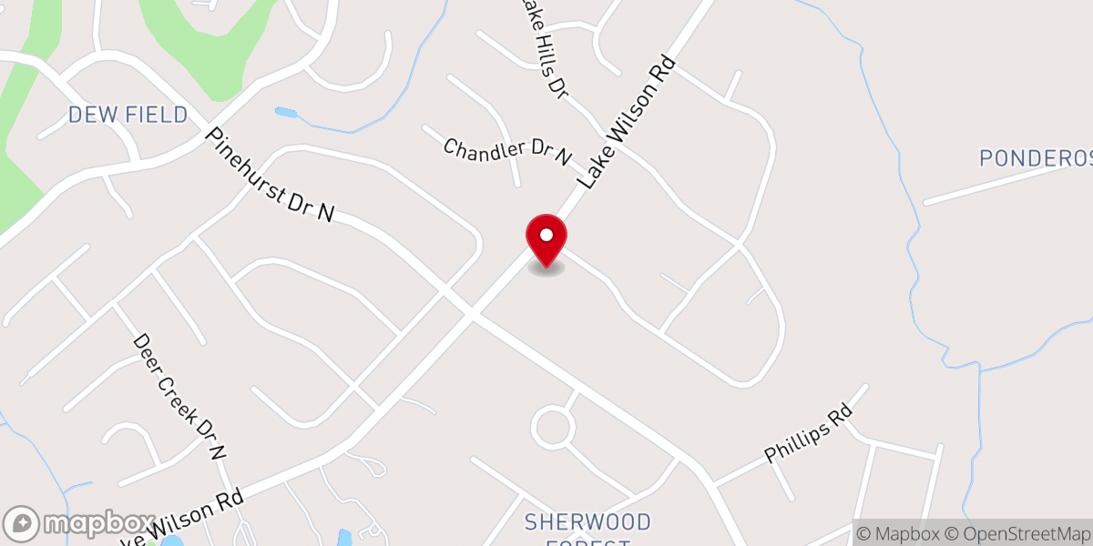 Map showing location of Wilson First Seventh-day Adventist Church