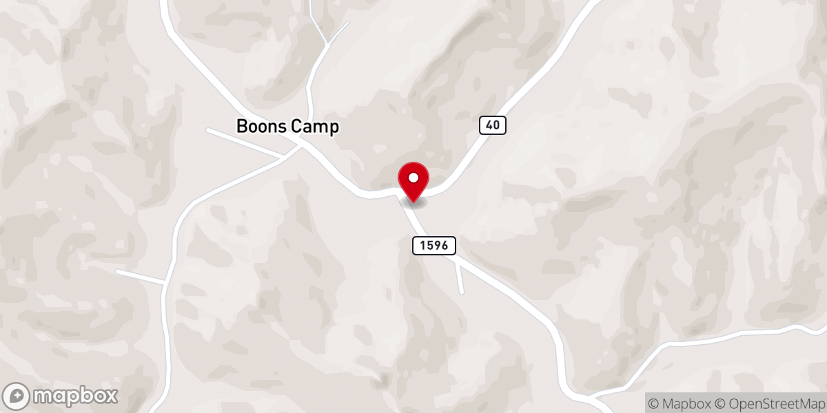 Map showing location of Wells Chapel