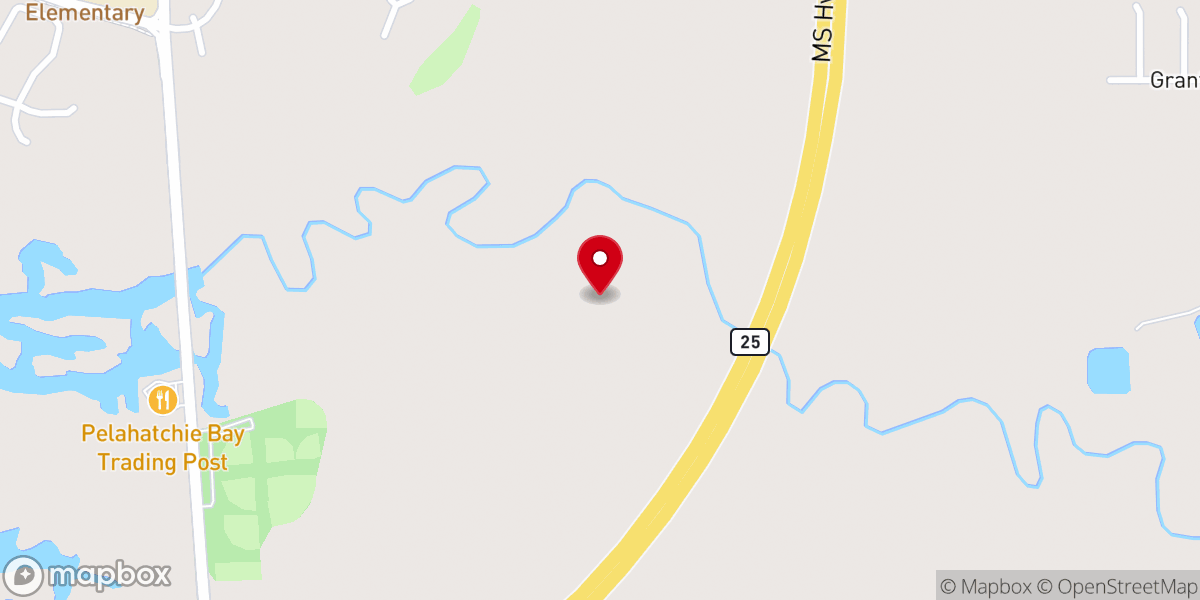 Map showing location of Christian House of Prayer Jackson MS