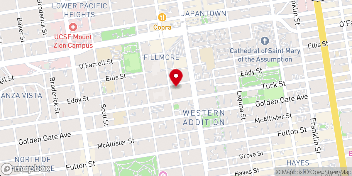 Map showing location of Radiance Christian Church