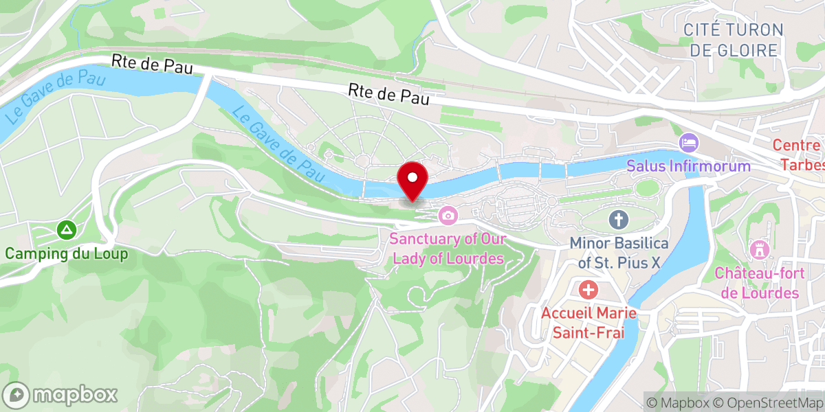 Map showing location of Geste de l'eau