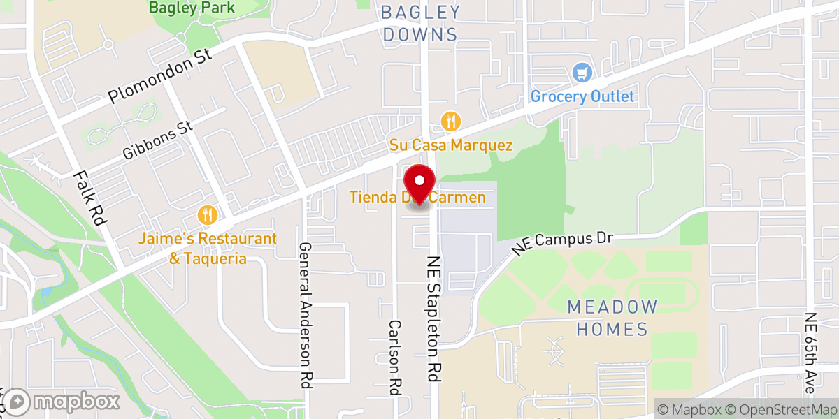 Map showing location of St Vincent De Paul Vancouver Conference