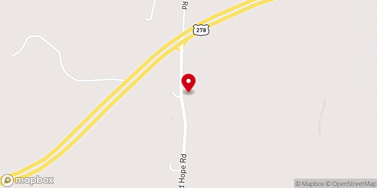Map showing location of Open Door Apostolic Church