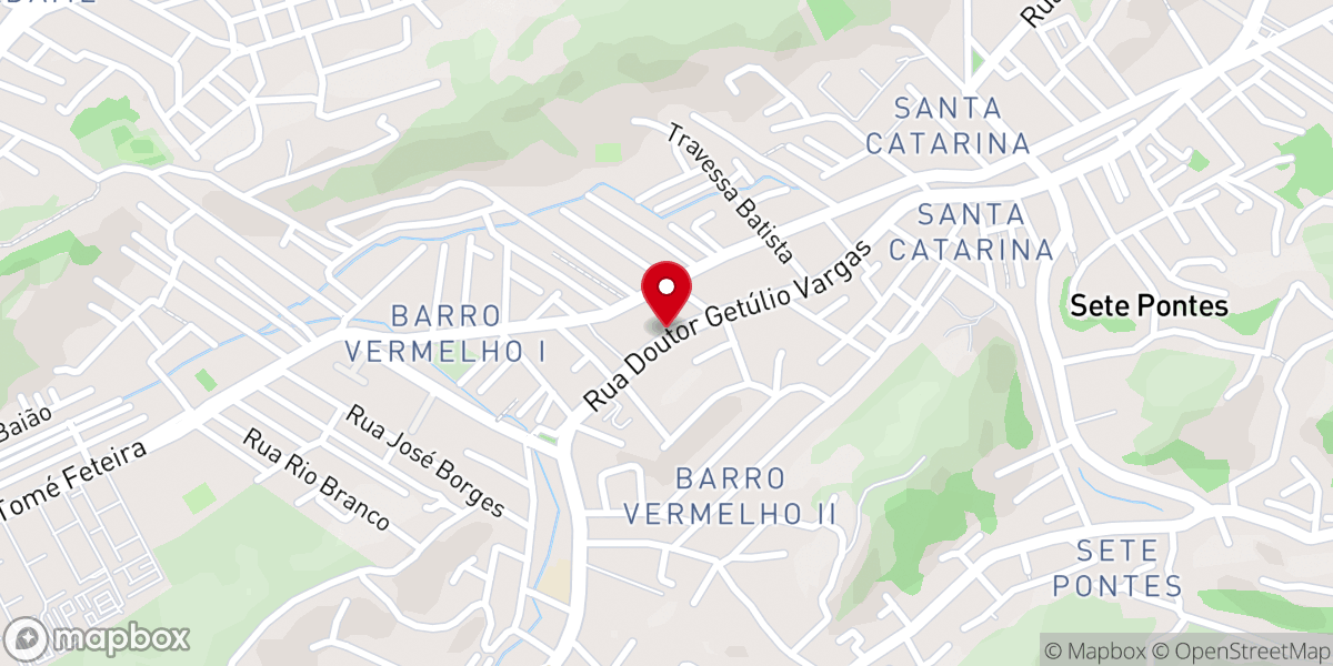 Map showing location of Igreja evangélica Pentecostal Restaurando Almas