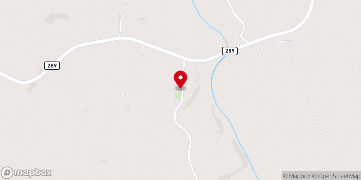 Map showing location of Pilot Church