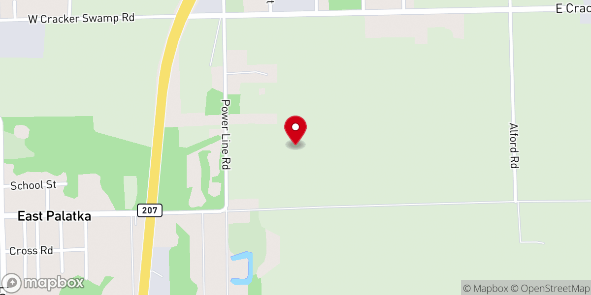 Map showing location of Rhema Healing and Deliverance Missionary Inc