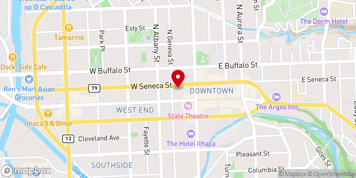 Map showing location of Immaculate Conception Church