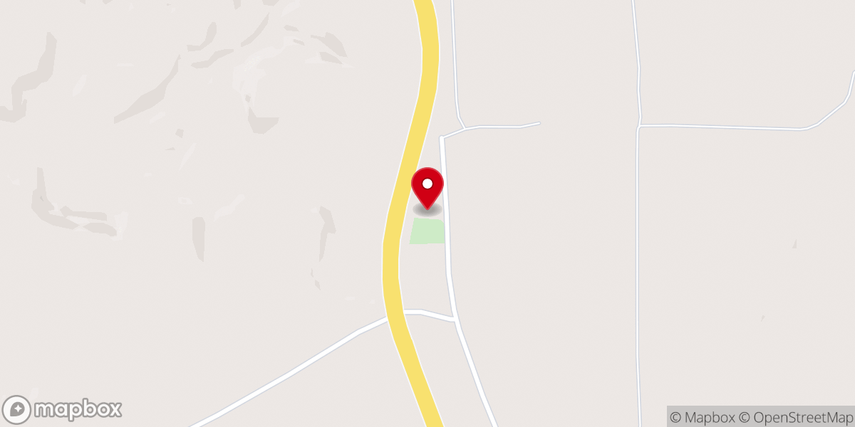 Map showing location of Red Hill Church