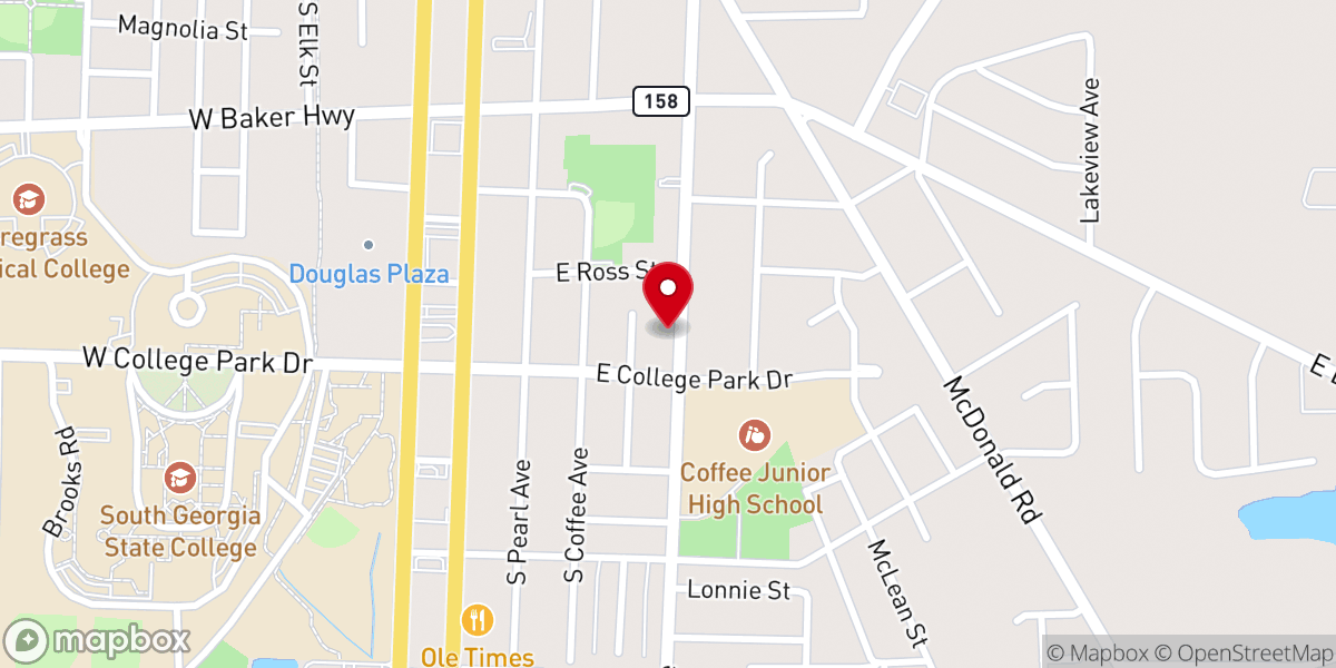 Map showing location of Glory In Christ Of The Living God Ministries, Inc.