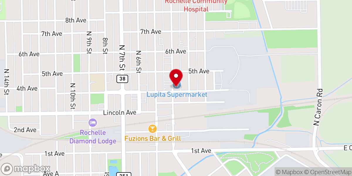 Map showing location of Living Water Community Church