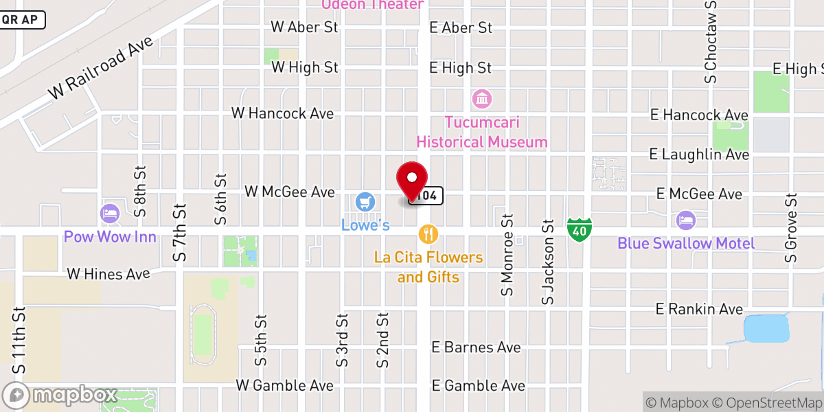 Map showing location of Rayo Del Luz Baptist Church