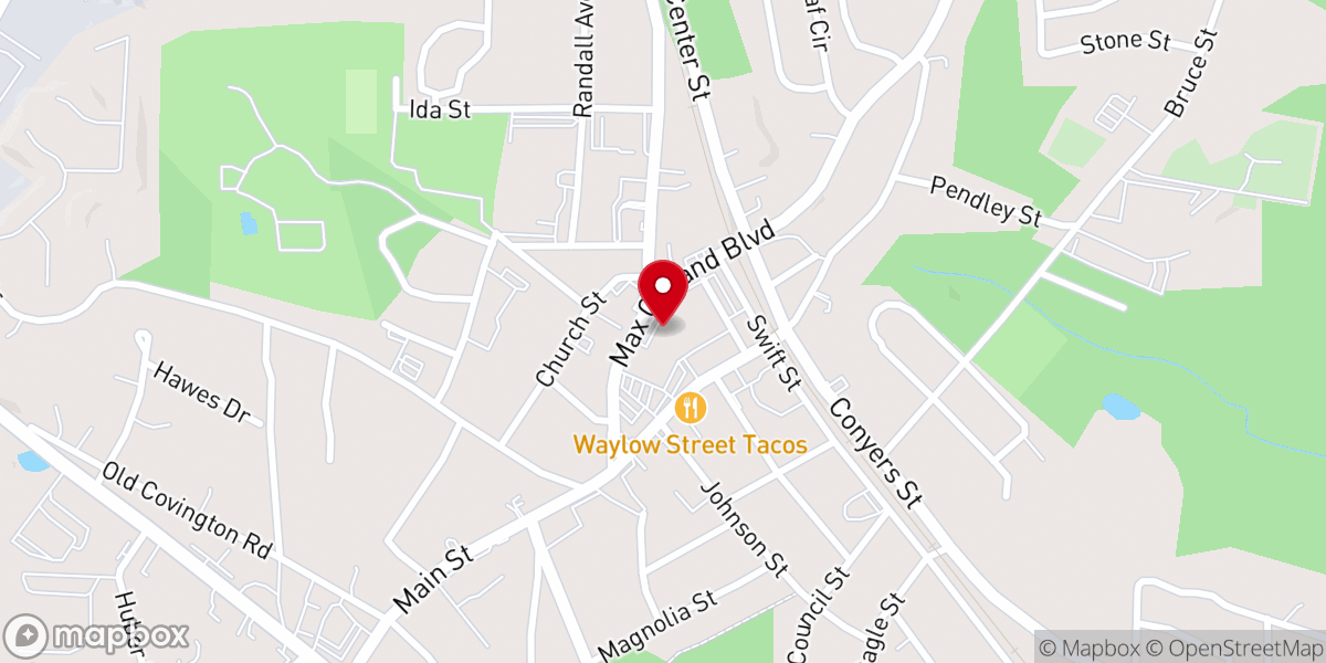 Map showing location of Living Faith Worship Center COGIC