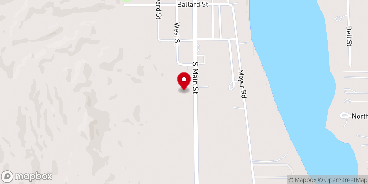 Map showing location of Grace Community Church