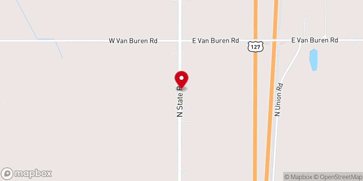 Map showing location of Community of Christ - Alma