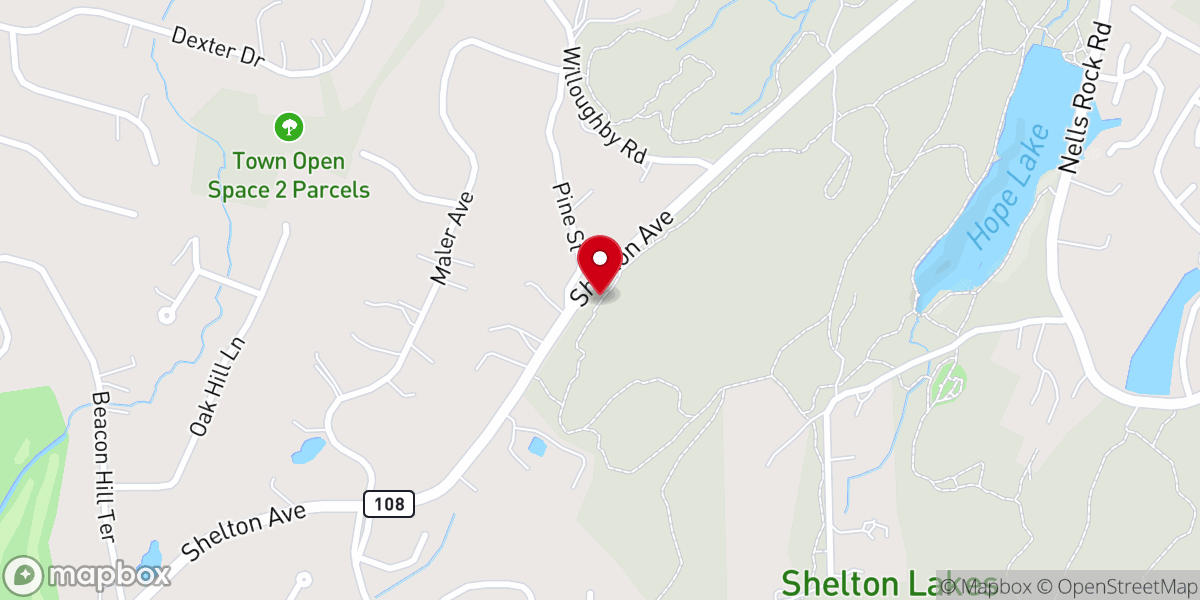 Map showing location of Valley Church of Christ