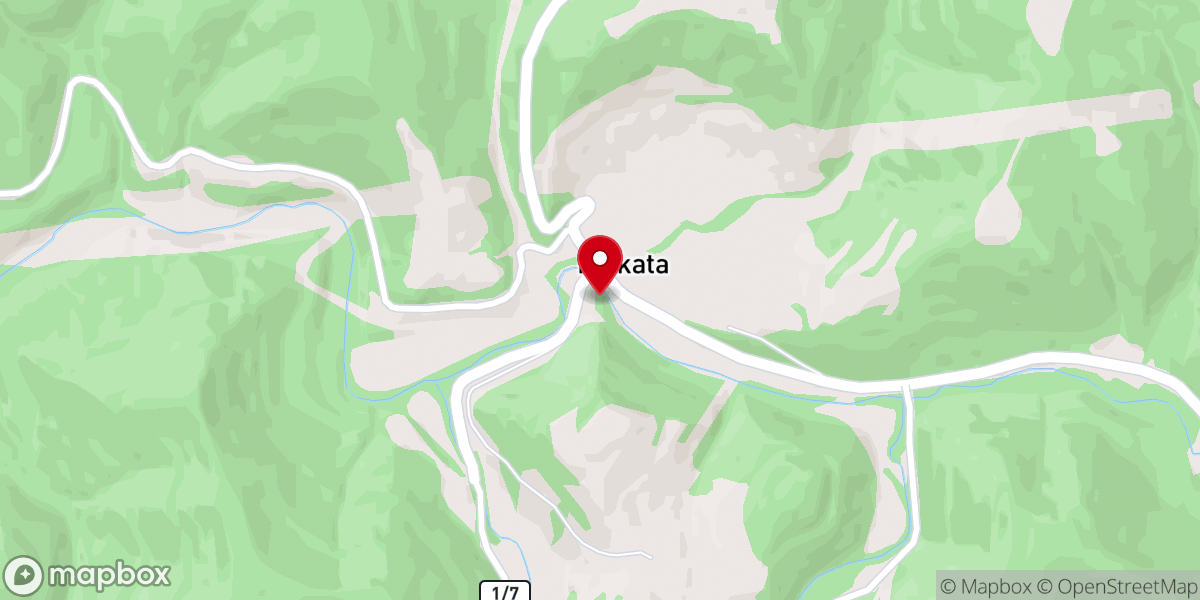 Map showing location of Calcutta United Methodist Church