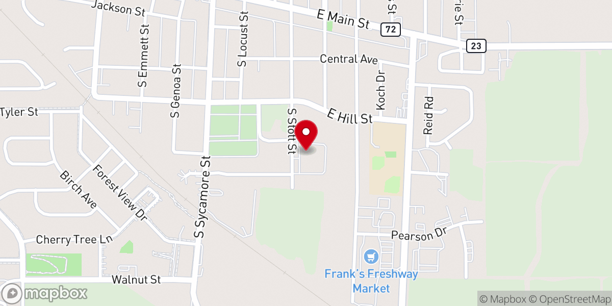 Map showing location of Saint Catherine of Genoa Catholic Church