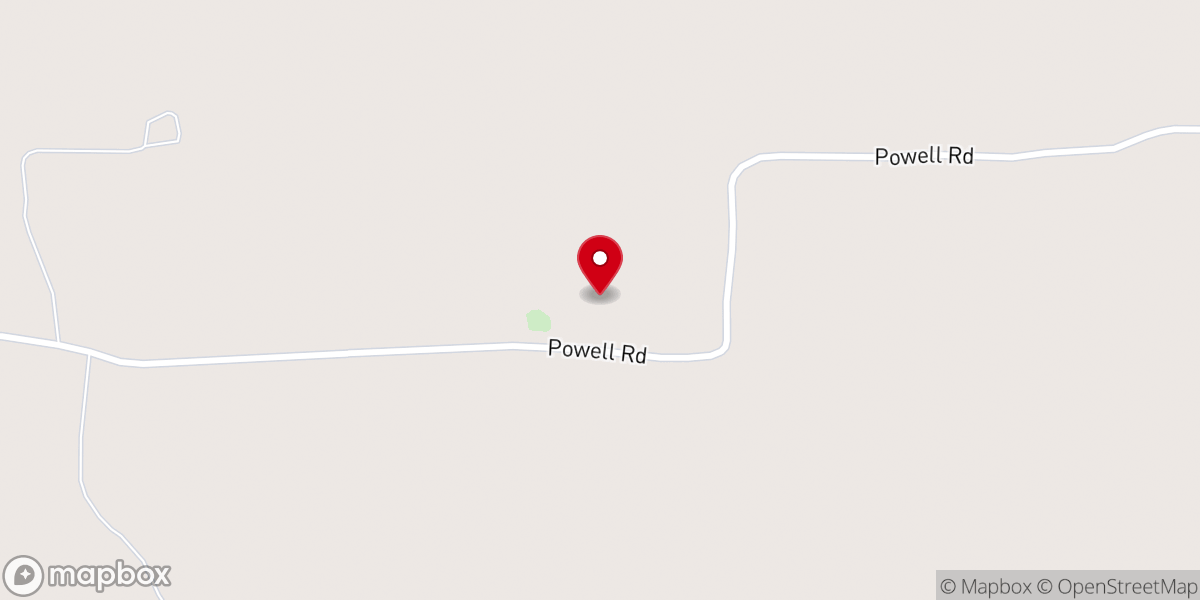 Map showing location of Amite River Church