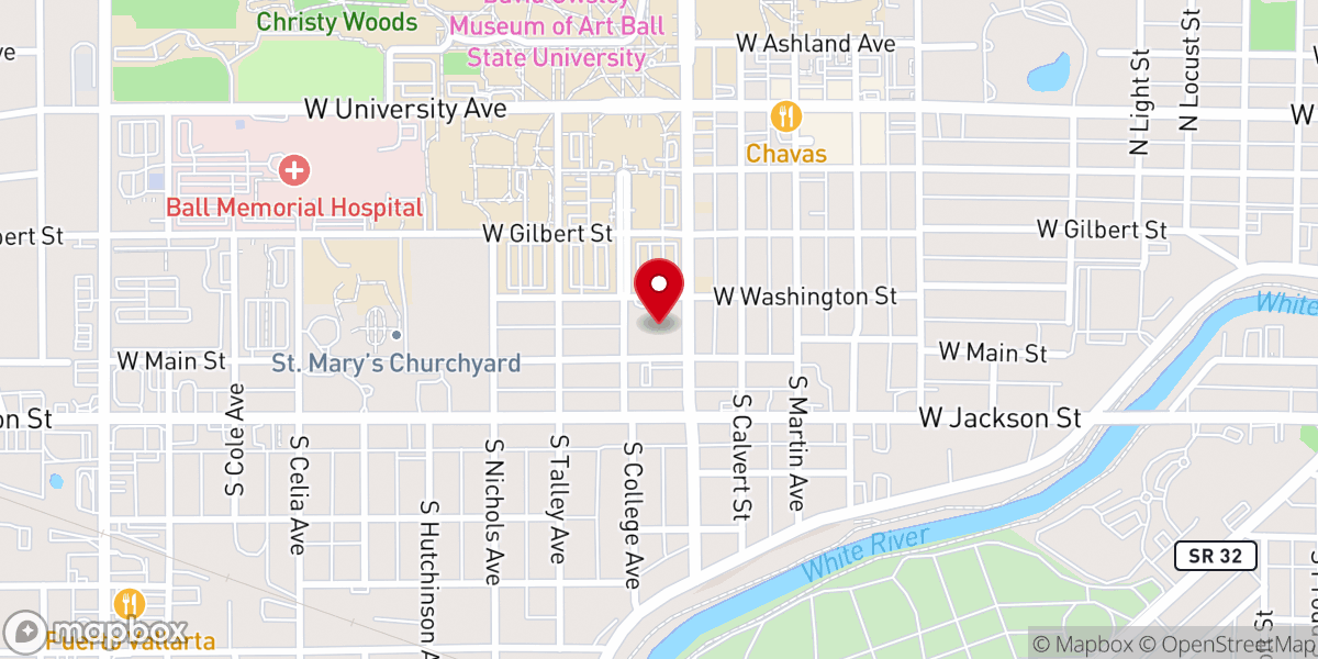 Map showing location of Community of Hope UMC