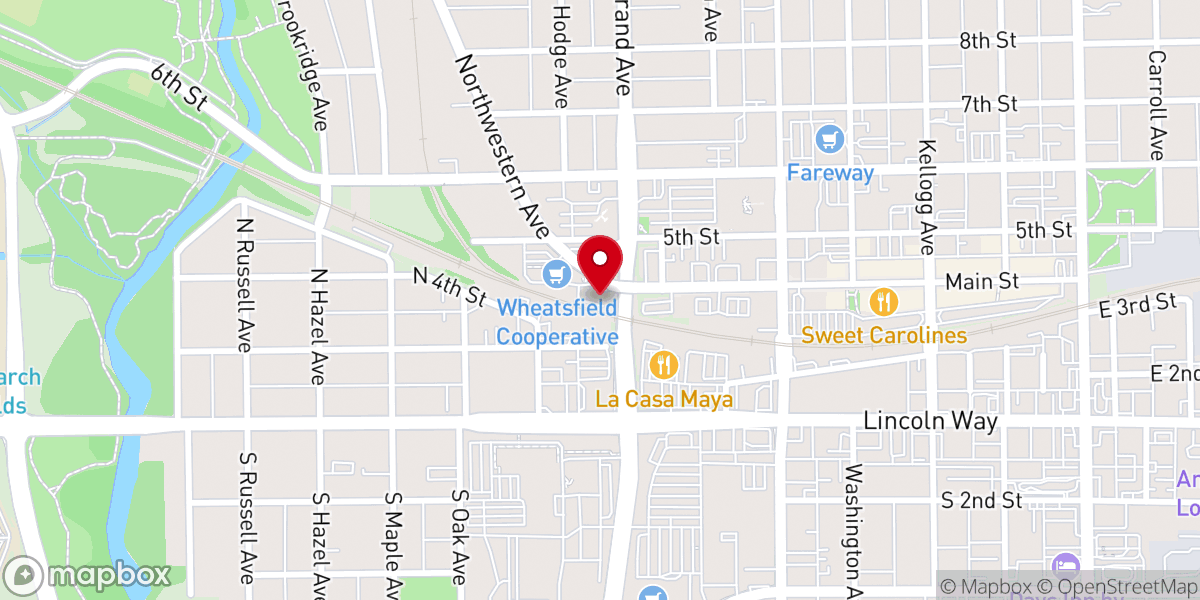 Map showing location of Christ Apostolic Faith Temple