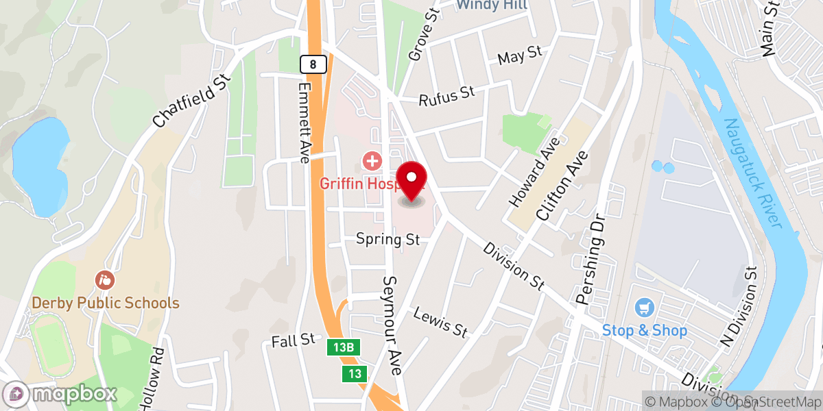Map showing location of Interfaith Chapel