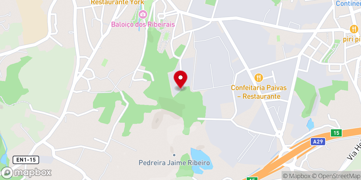 Map showing location of Igreja Evangélica Assembleia de Deus Novas de Paz