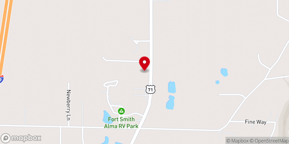 Map showing location of Victorious Life Ministries