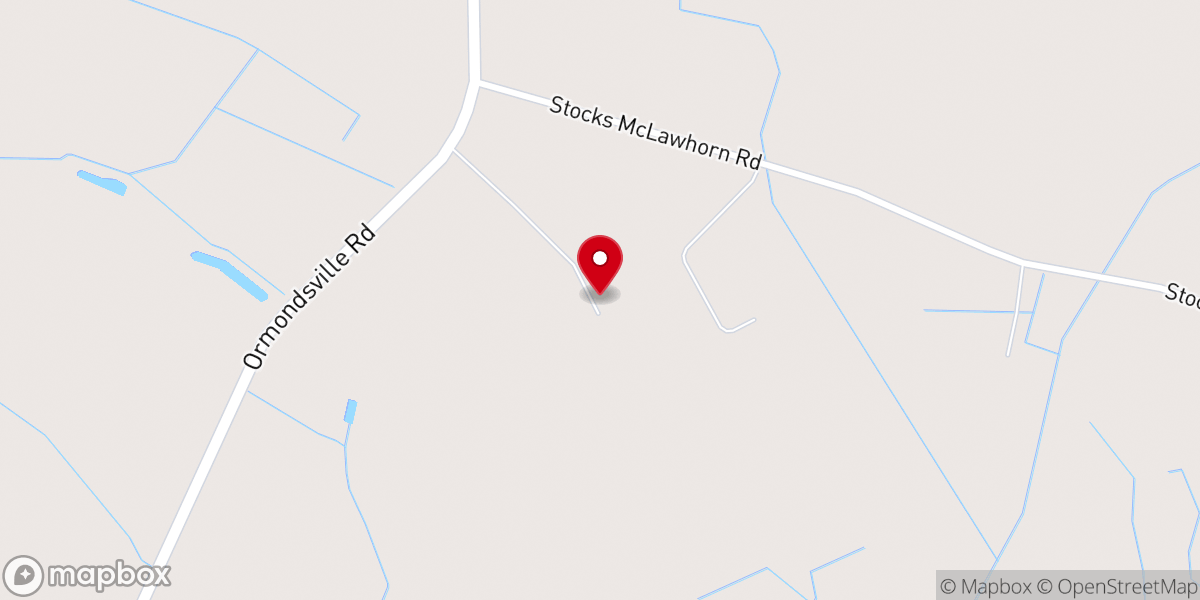 Map showing location of New Zion Church