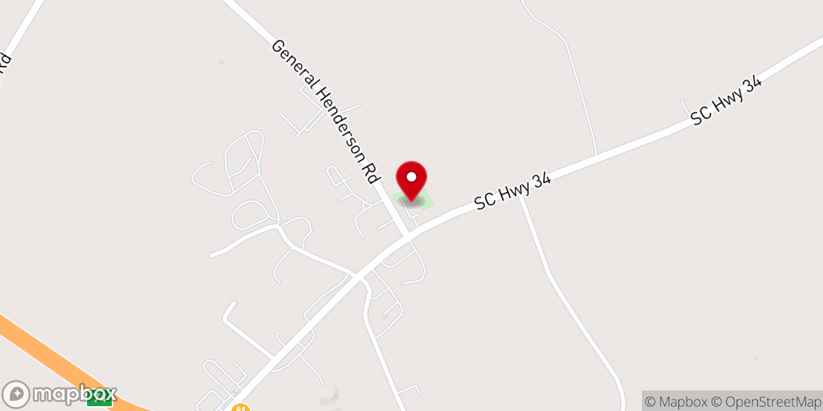 Map showing location of Pleasant Grove AME Church