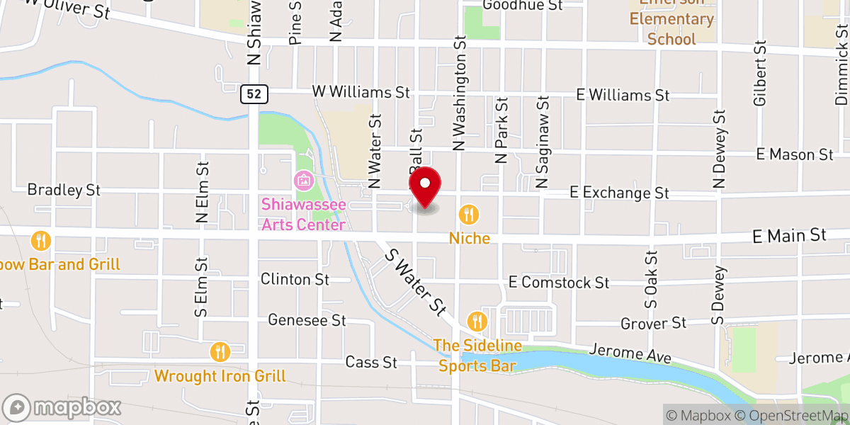 Map showing location of Community Evangelical Presbyterian Church (Office)