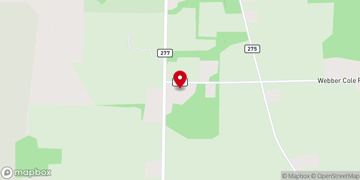 Map showing location of Church of Jesus Christ