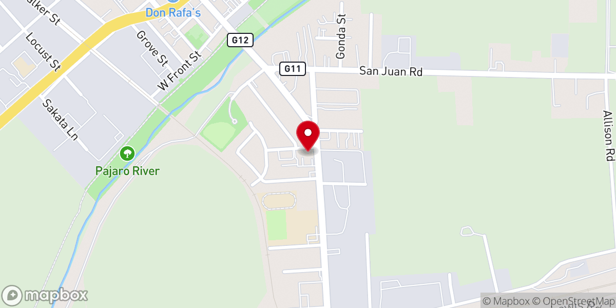 Map showing location of Our Lady of the Assumption Church