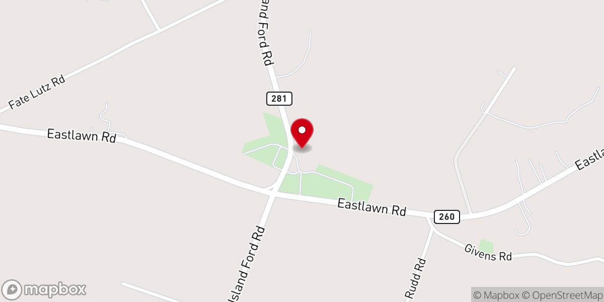 Map showing location of Providence Rural Community Church, a Global Methodist Church