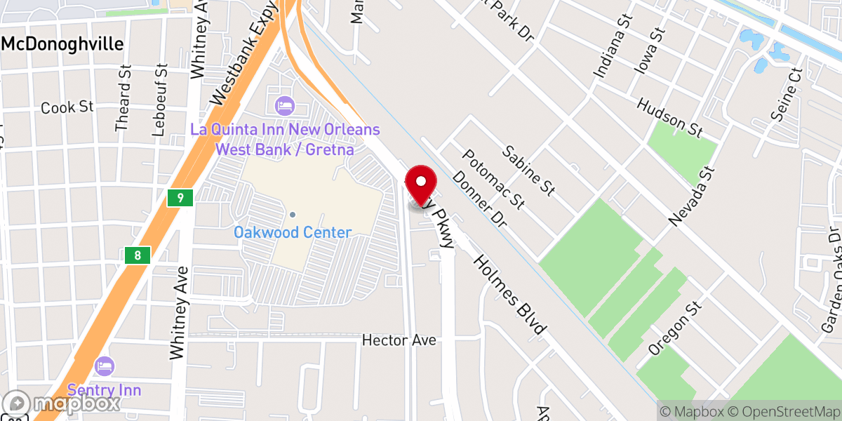 Map showing location of Metro Church