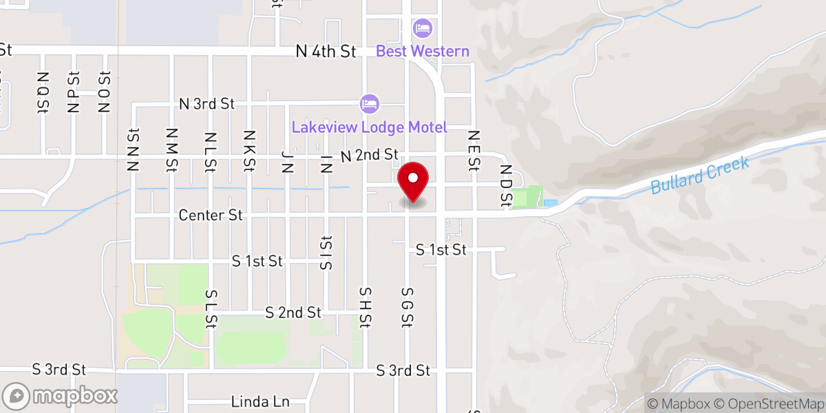 Map showing location of St Patrick's Catholic Church
