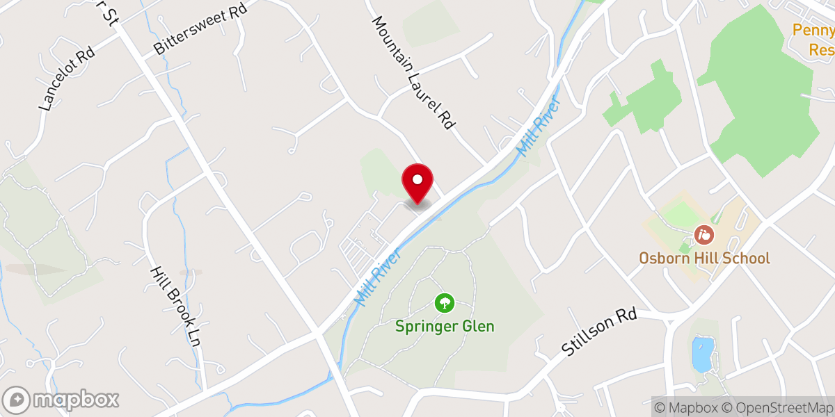 Map showing location of Fairfield LIFE TEEN
