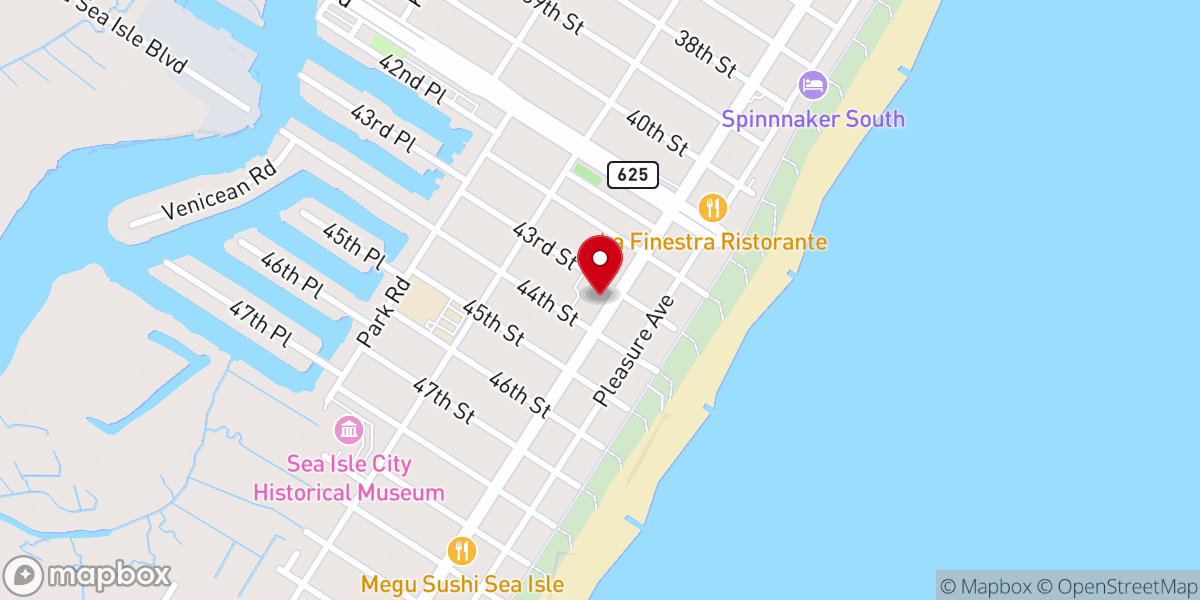 Map showing location of St Joseph's Catholic Church