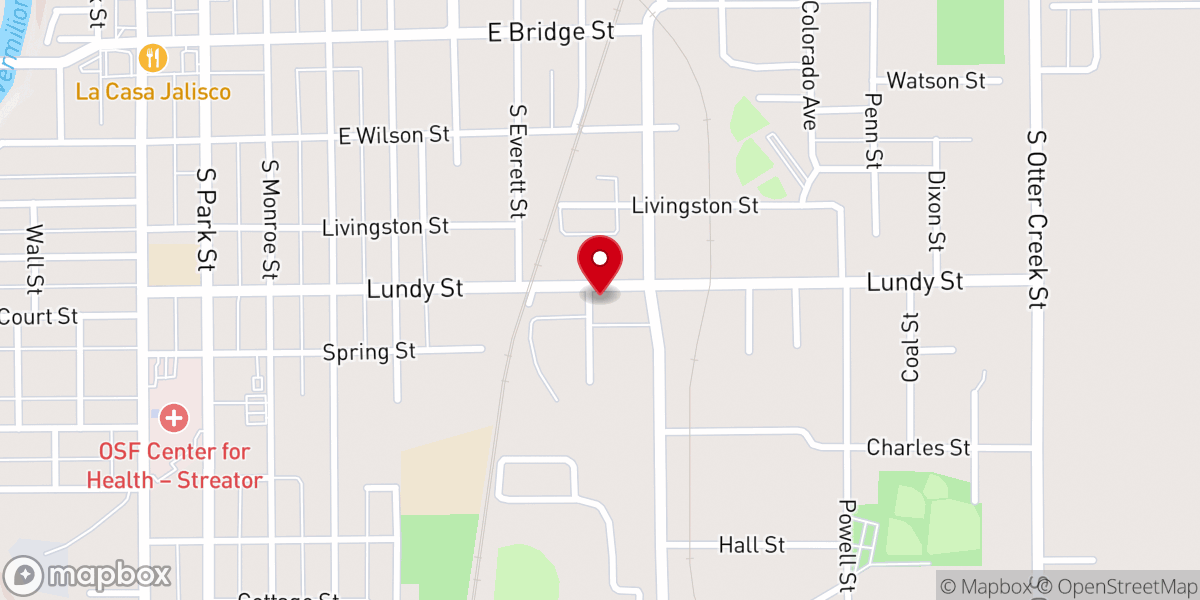 Map showing location of Old St. Stephen the King Catholic Church