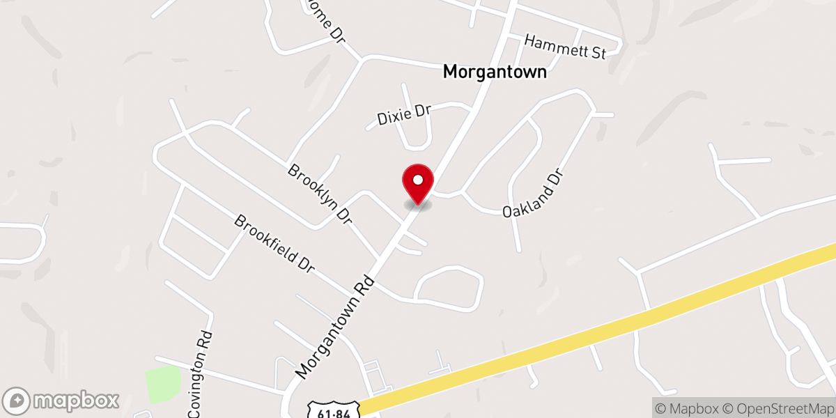 Map showing location of Community Chapel Church of God