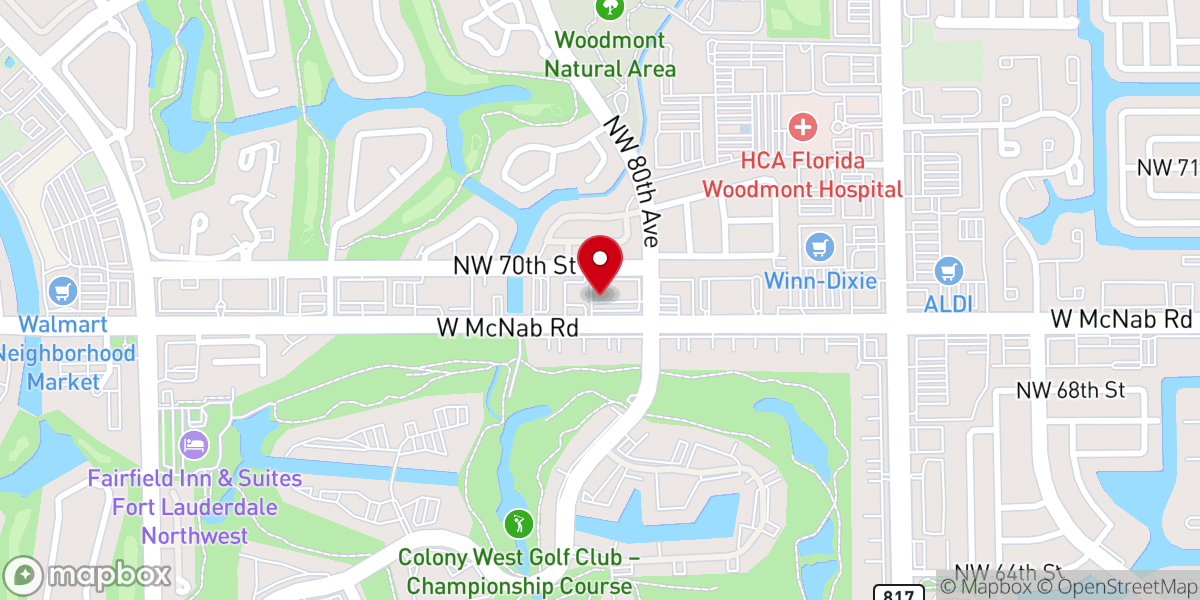 Map showing location of House of Hope Church Fl