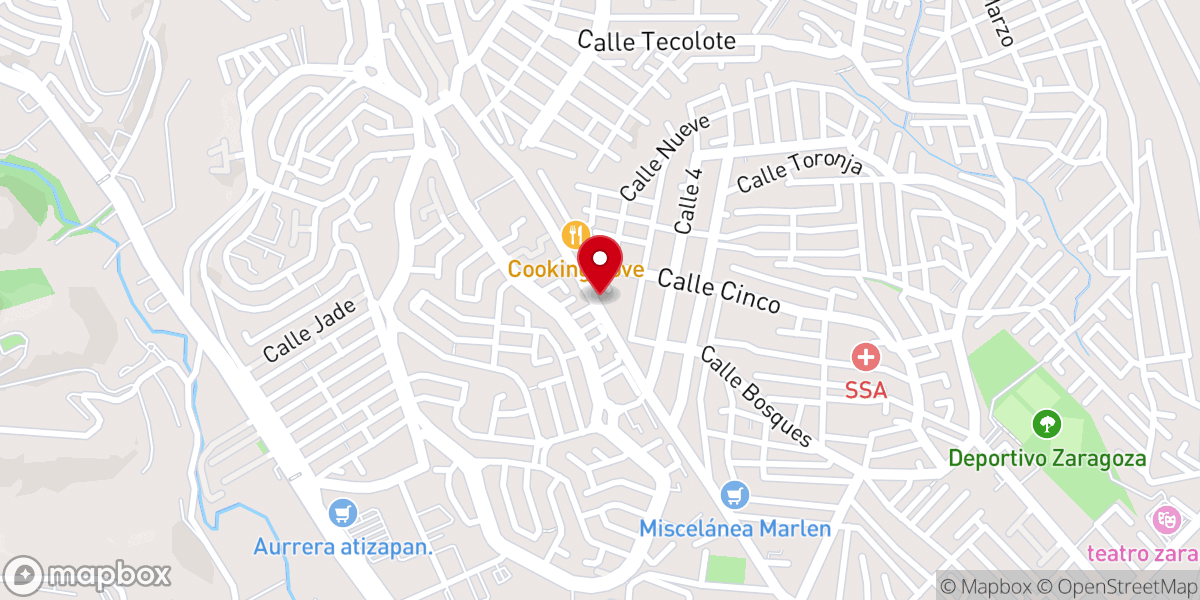 Map showing location of Comunidad Cristiana Vida Abundante