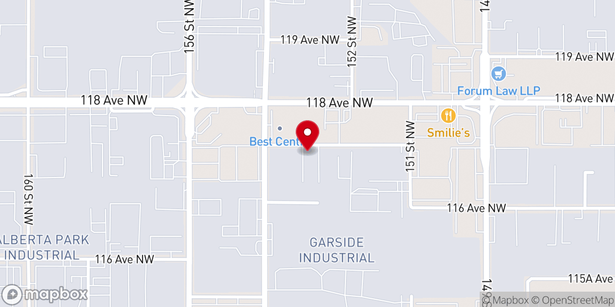 Map showing location of Imam Al Bukhari Mosque Edmonton مسجد إمام البخاري